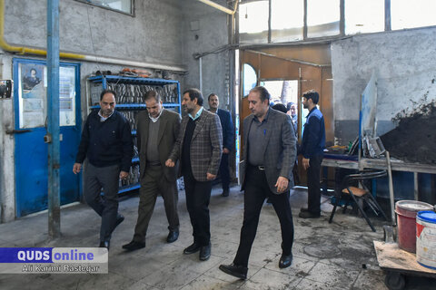 گزارش تصویری I بازدید فرماندار مشهد از دو واحد صنعتی درمحور غرب