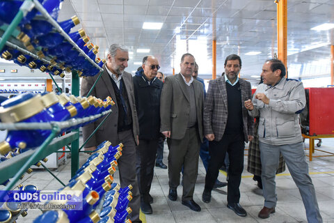 گزارش تصویری I بازدید فرماندار مشهد از دو واحد صنعتی درمحور غرب مشهد