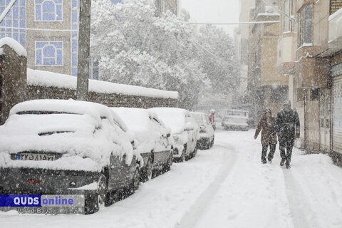 گزارش تصویری I  اولین برف زمستانی شهر مشهد