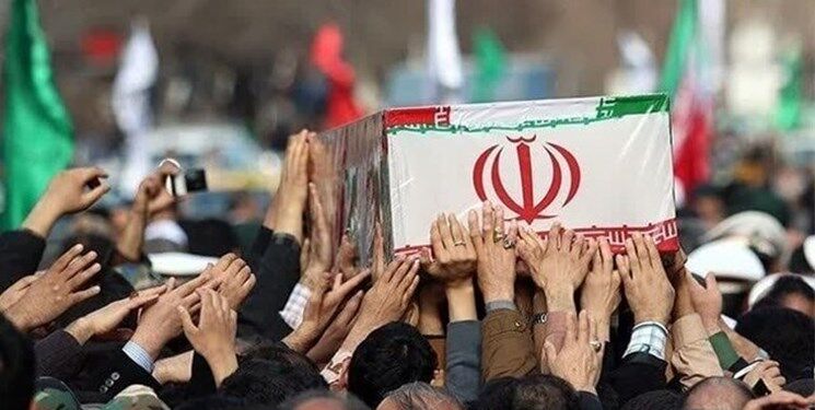 شهید مدافع حرم در ساوه تشییع شد 