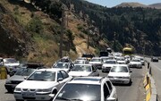 ترافیک سنگین در محور چالوس و آزادراه قزوین ـ کرج ـ تهران