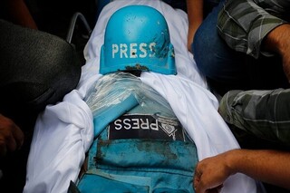افزایش شمار شهیدان خبرنگار در غزه به ۱۲۴ نفر
