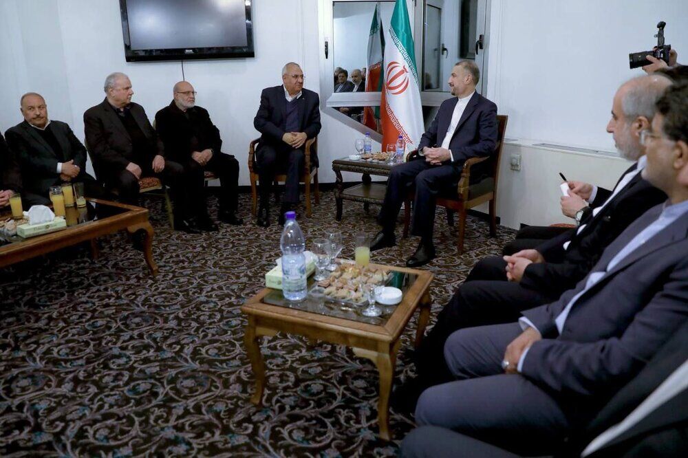 امیرعبداللهیان در دیدار جمعی از مسئولان گروه‌های فلسطینی: رژیم اسرائیل و آمریکا مجبورند با حماس مذاکره کنند