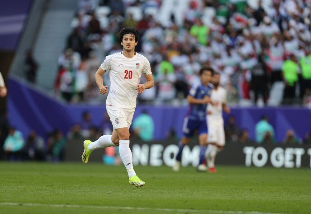 سردار، تنها ایرانی تیم منتخب جام ملت‌ها
