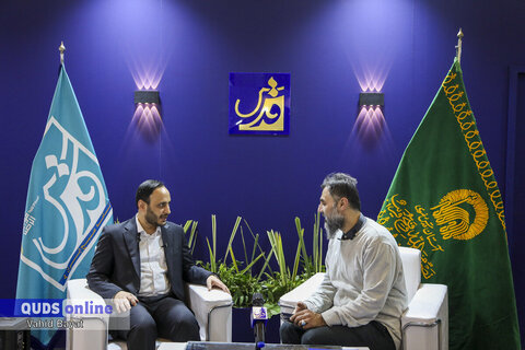 علی بهادری جهرمی، سخنگوی دولت در غرفه موسسه فرهنگی قدس 