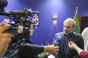 گزارش تصویری I بازدید پیمان جبلی رئیس سازمان صدا و سیما از غرفه موسسه فرهنگی قدس در نمایشگاه رسانه‌های ایران