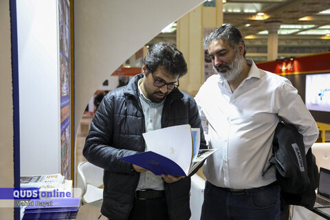 گزارش تصویری I غرفه موسسه فرهنگی قدس در چهارمین روز نمایشگاه رسانه‌های ایران