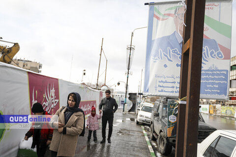 گزارش تصویری I حال و هوای تبلیغات انتخاباتی در مشهد