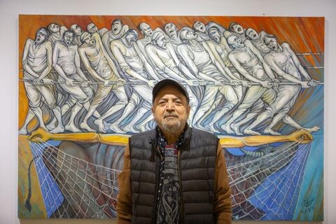 دیدگاه هنرمندان سینما و تلویزیون درباره نقاشیهای سیروس مقدم