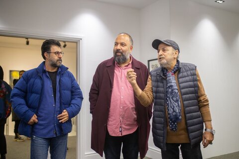 دیدگاه هنرمندان سینما و تلویزیون درباره نقاشیهای سیروس مقدم