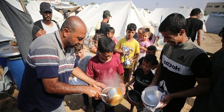 قحطی قطعی در کمین یک چهارم مردم غزه / بیش از ۱۰ هزار کودک فلسطینی از پیامدهای گرسنگی شدید رنج می‌برند