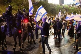 تظاهرات مجدد معترضان علیه نتانیاهو در اراضی اشغالی