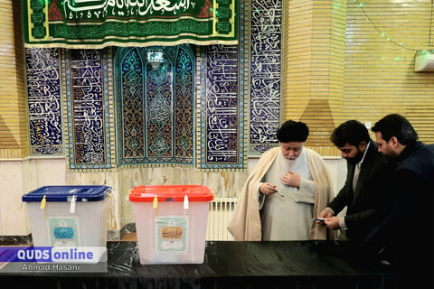 گزارش تصویری I حضور آیت الله علم الهدی در انتخابات مجلس شورای اسلامی و مجلس خبرگان رهبری