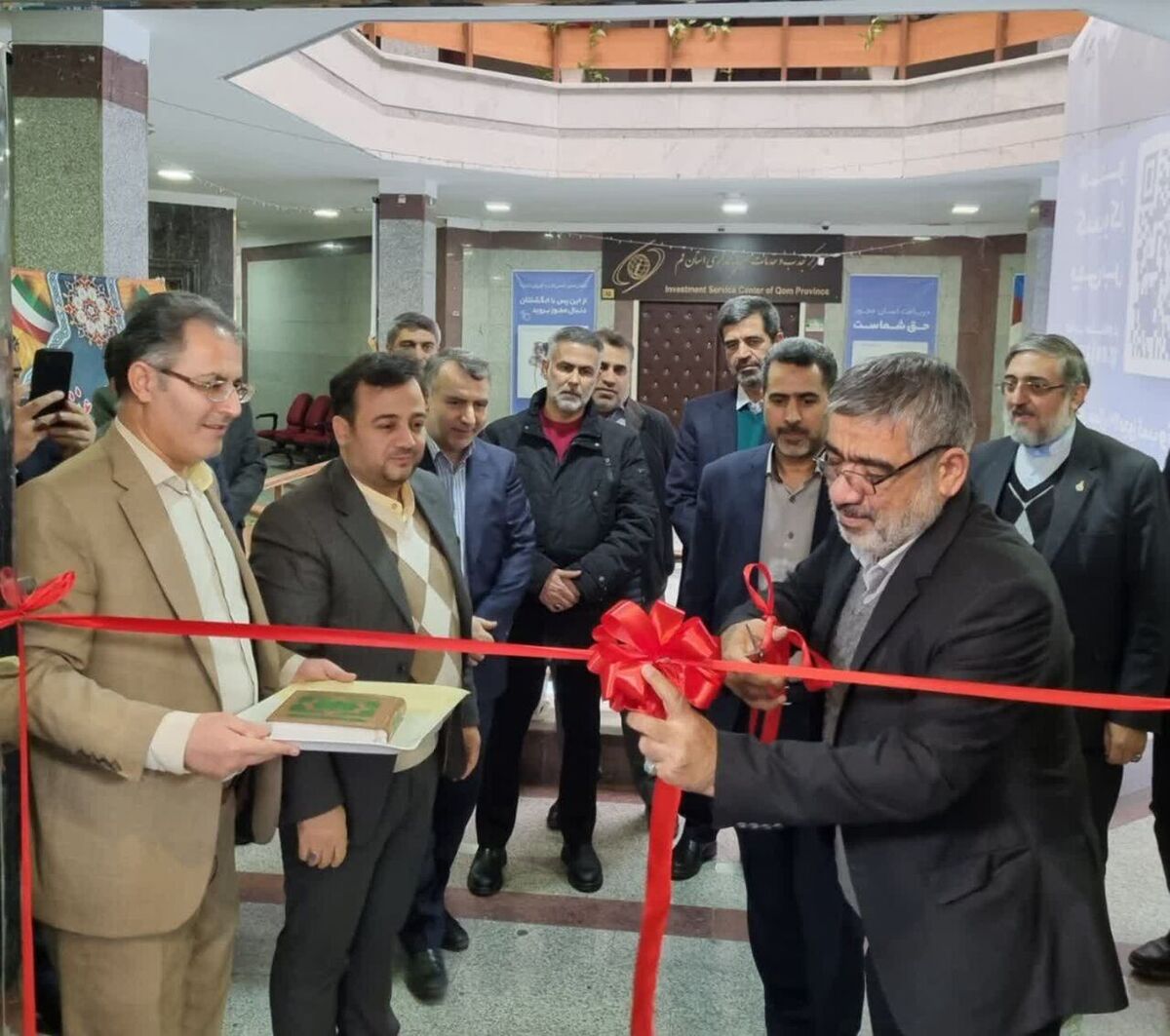 افتتاح دفتر ویژه خدمات سرمایه‌گذاری خارجی فراجا در استان قم