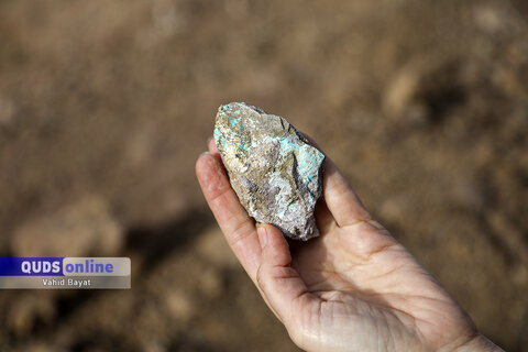 گزارش تصویری I حراج سنگ های فیروزه در معدن فیروزه نیشابور