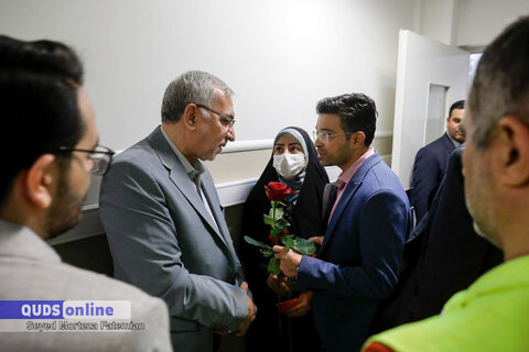 گزارش تصویری I بازدید وزیر بهداشت از خدمات درمانی دارالشفا امام رضا علیه‌السلام
