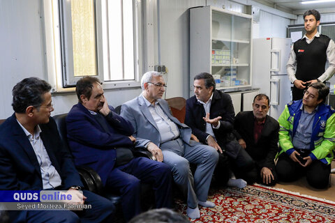 گزارش تصویری I بازدید وزیر بهداشت از خدمات درمانی دارالشفا امام رضا علیه‌السلام