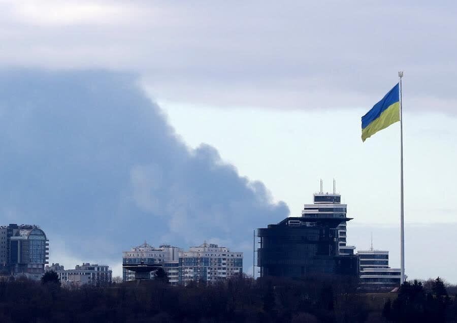 وقوع چند انفجار قدرتمند در پایتخت اوکراین