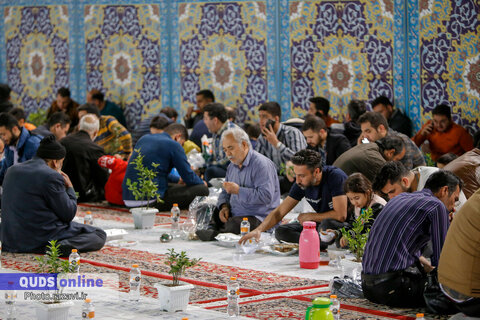 گزارش تصویری I مراسم افطاری طرح ضیافت اکرام رضوی در صحن امام حسن مجتبی علیه‌السلام