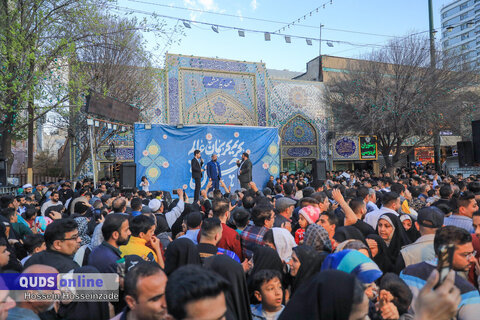 گزارش تصویری I افطاری ۶ کیلومتری روز میلاد امام حسن مجتبی علیه السلام در مسیر حرم رضوی