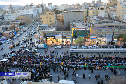 گزارش تصویری I افطاری ۶ کیلومتری روز میلاد امام حسن مجتبی علیه السلام در مسیر حرم رضوی