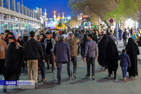 گزارش تصویری I افطاری ۶ کیلومتری روز میلاد امام حسن مجتبی علیه السلام در مسیر حرم رضوی