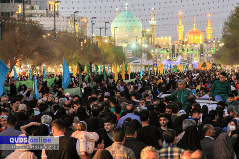 گزارش تصویری I افطاری ۶ کیلومتری روز میلاد امام حسن مجتبی علیه السلام در مسیر حرم رضوی
