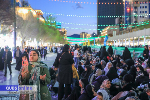 گزارش تصویری I افطاری ۶ کیلومتری روز میلاد امام حسن مجتبی علیه السلام در مسیر حرم رضوی