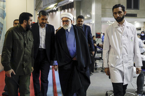 گزارش تصویری I بازدید تولیت آستان قدس رضوی از اردوی جهادی نذر شفا