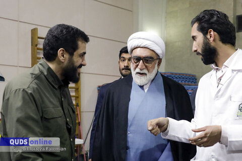 گزارش تصویری I بازدید تولیت آستان قدس رضوی از اردوی جهادی نذر شفا