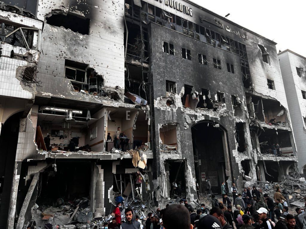 حماس: ادامه جستجو در بیمارستان شفا جنایات اشغالگران را بیش از پیش نشان می‌دهد