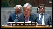 دبیر کل سازمان ملل: تنها یک خطای محاسباتی در خاورمیانه، برای جهان فاجعه بار خواهد بود