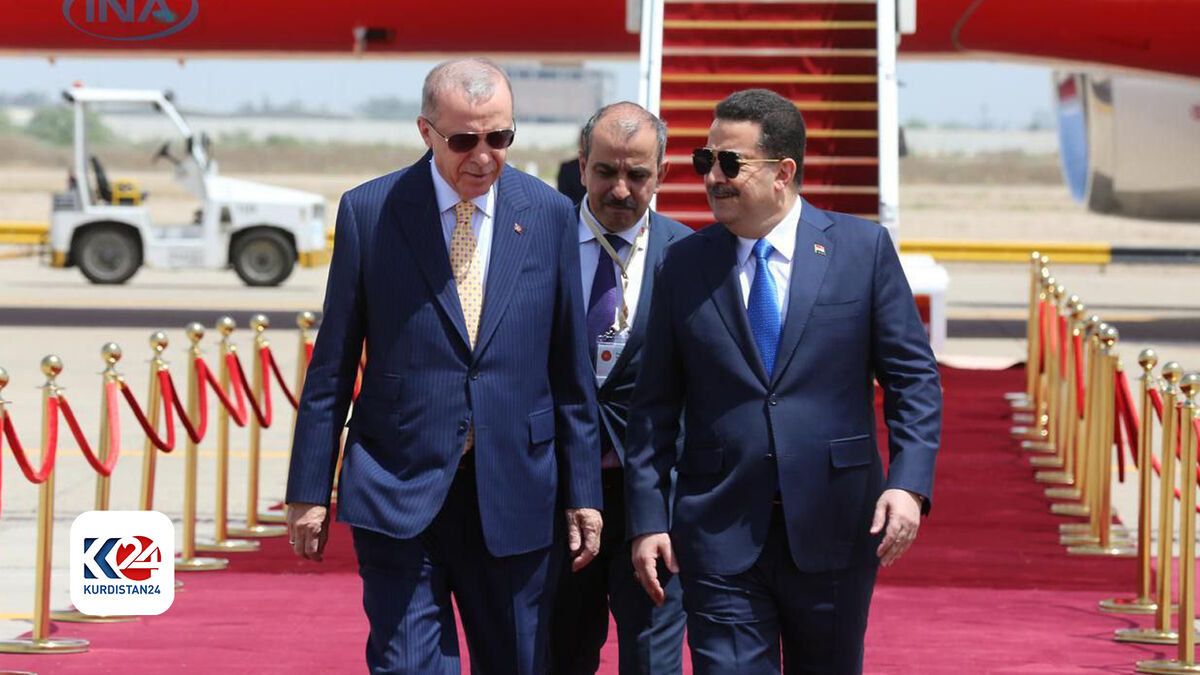 پرونده های امنیتی و اقتصادی در کیف اردوغان / پیگیری اهداف سفر رئیس جمهور ترکیه به عراق که پس از ۱۳ سال انجام شد