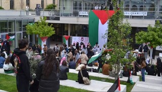 دانشجویان پاریسی هم به جمع معترضان علیه اسرائیل اضافه شدند