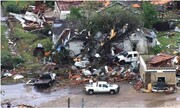 وقوع طوفان در اوکلاهامای آمریکا/ ۳۴ نفر کشته و زخمی شدند