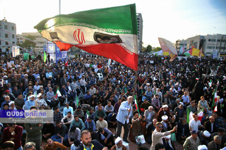 گزارش تصویری | اجتماع مردمی حمایت از طرح نور ( عفاف و حجاب) در مشهد