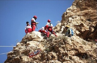 ۶کودک گرفتار در کوه‌های کرمان نجات یافتند