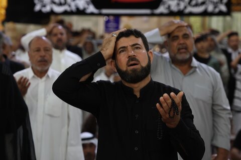 مراسم عزاداری شهادت امام صادق علیه السلام در حرم مطهر حضرت عباس (ع)