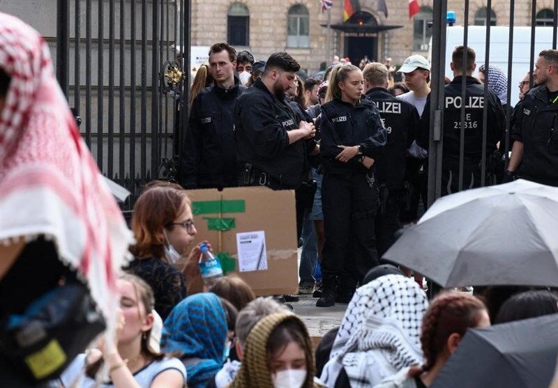 اعتراضات ضد اسرائیلی به دانشگاه برلین کشیده شد