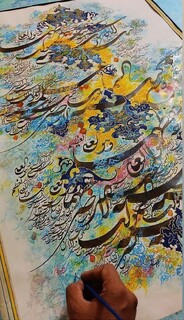 درخشش آثار هنرمند خراسانی در نمایشگاه جهانی هنر امارات