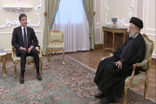 دیدار بارزانی با رئیس جمهور/ رئیسی: دولت عراق و اقلیم کردستان مانع استفاده از خاک این منطقه علیه ایران شوند