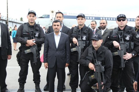 محمود احمدی نژاد در سفر به برزیل