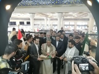 غرفه یمن در نمایشگاه کتاب افتتاح شد