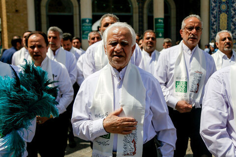 گل آرایی حرم حضرت معصومه سلام الله علیها