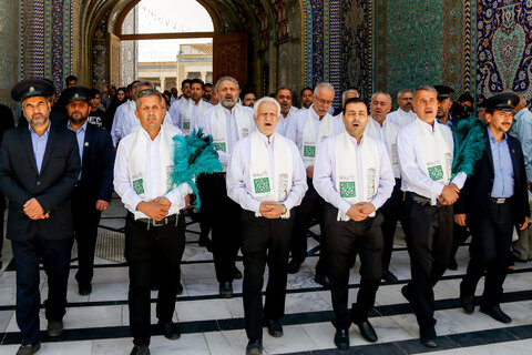 گل آرایی حرم حضرت معصومه سلام الله علیها