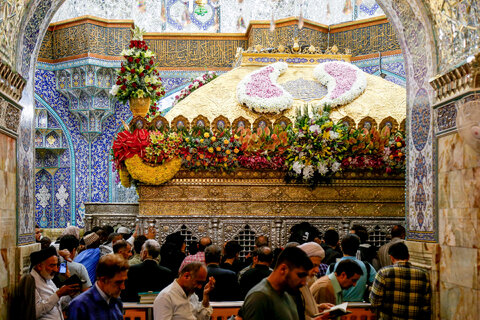 گل آرایی حرم حضرت معصومه سلام الله علیها