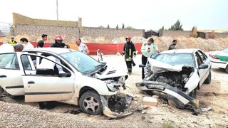 تصادف خونین در کرمان با ۳ کشته و ۴ مصدوم