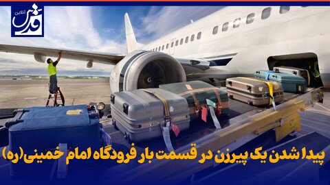 فیلم| ماجرای عجیب پیدا شدن یک خانم پیرزن در قسمت بار فرودگاه امام خمینی(ره)!