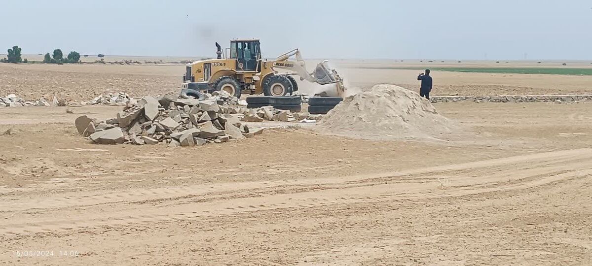تخریب ساخت‌وسازهای غیرمجاز در خوزستان