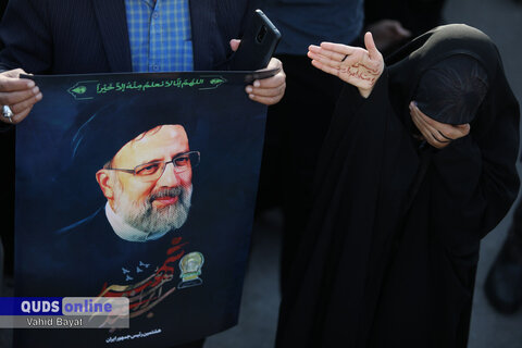 گزارش تصویری I تجمع مردم مشهد در عزای شهادت رئیس جمهور